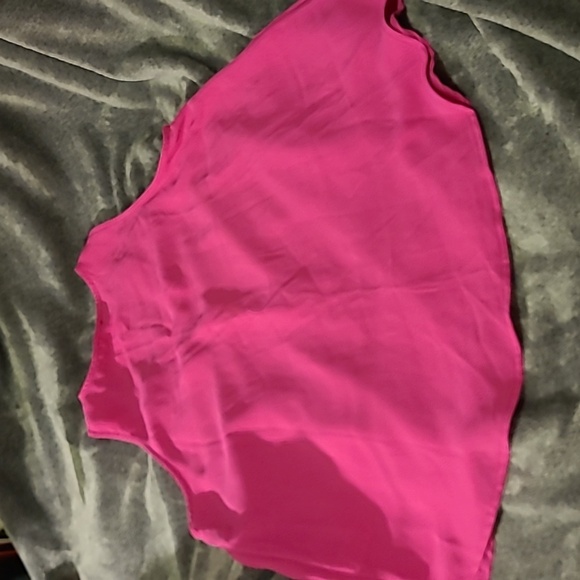 WAS  $59. TCEC Pink Sleeveless Blouse - Picture 7 of 8
